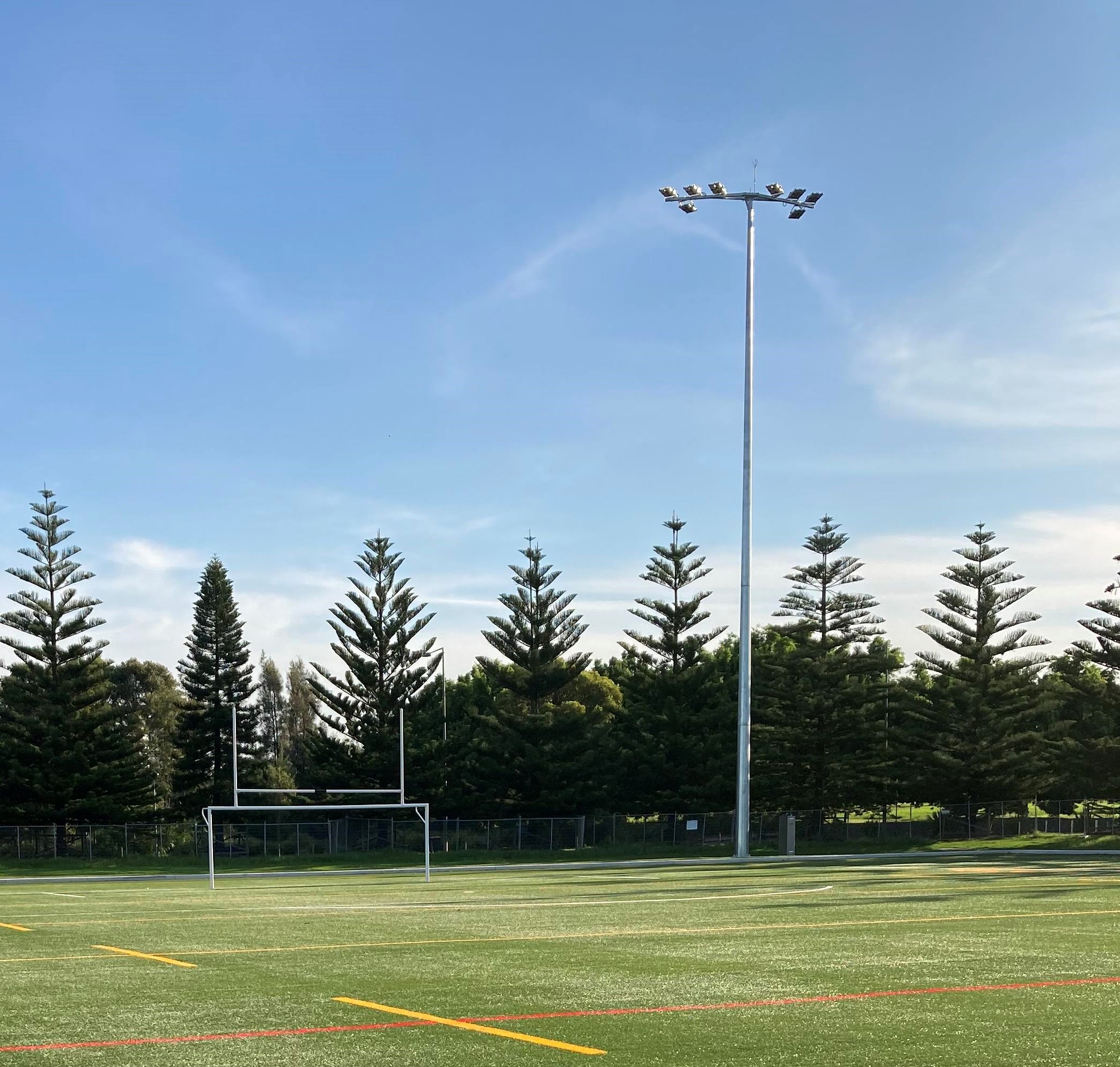 Tempe sportsfield lightpole